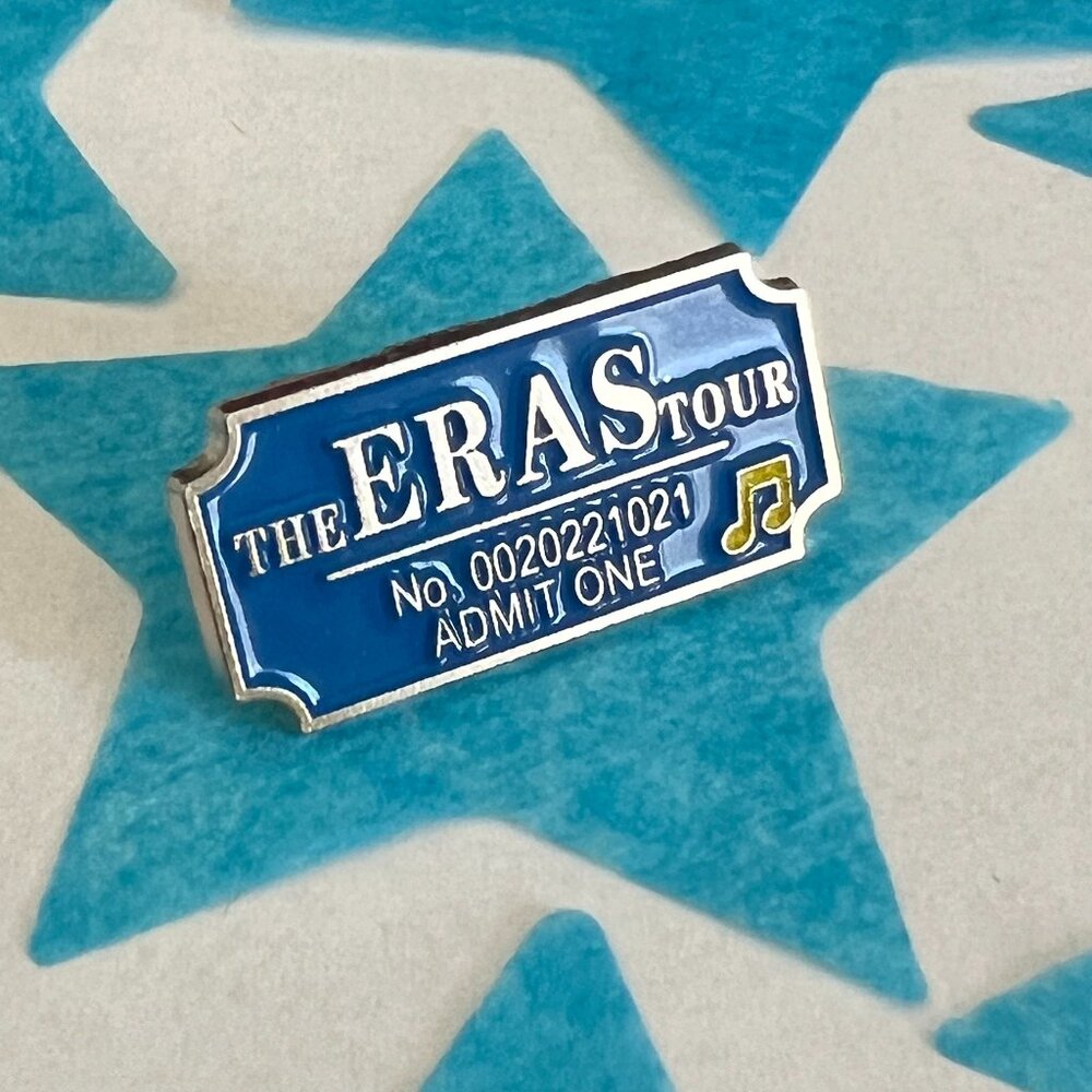 Taylor Swift The Eras Tour Ticket "Admit One" Pin, Swifite Pin